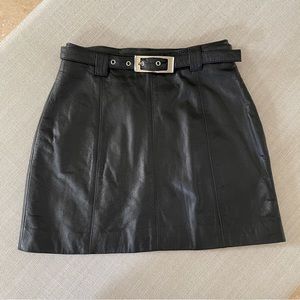 🌟SOLD🌟 Wilsons Leather Mini Skirt